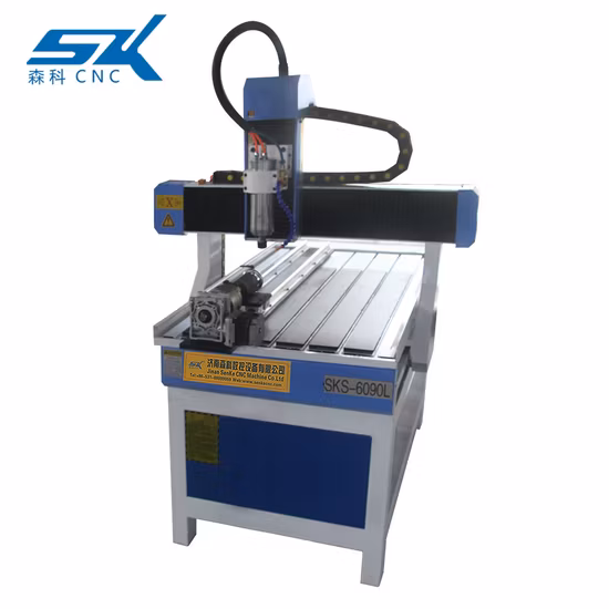 4-Achsen-CNC-Fräsmaschine 6090 / Mini-CNC-Fräsmaschine 6090 für die Holz- und Steinschnitzerei